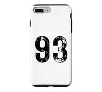 Custodia per iPhone 7 Plus/8 Plus Grande numero 93 per 93° compleanno novantatré anni 1993
