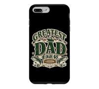 Custodia per iPhone 7 Plus/8 Plus Greatest Dad Ever Fishing Fisherman Summer Festa del papà