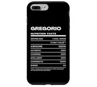 Custodia per iPhone 7 Plus/8 Plus Gregorio Dichiarazione Nutrizionale Nome Divertente