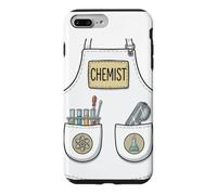Custodia per iPhone 7 Plus/8 Plus Grembiule divertente per insegnante di scienze chimico, costume di Halloween