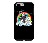 Custodia per iPhone 7 Plus/8 Plus Grim Reaper Riding Unicorn | Aesthetic Pastel Goth Girls