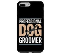 Custodia per iPhone 7 Plus/8 Plus Groomer professionale per cani, stile salone