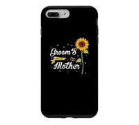 Custodia per iPhone 7 Plus/8 Plus Groom's Fabulous Mother Sunflower Family Wedding Party