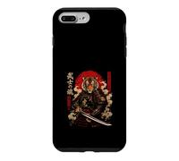 Custodia per iPhone 7 Plus/8 Plus Guerriero Tigre Samurai Arte