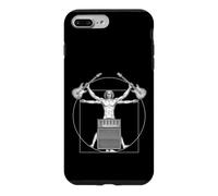 Custodia per iPhone 7 Plus/8 Plus Guitar Band Da Vinci Chitarra Elettrica Vintage Musicista