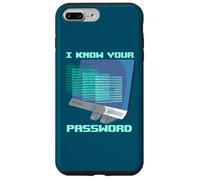 Custodia per iPhone 7 Plus/8 Plus Hacker Cybersecurity Conosci la tua password Funny Network Admin