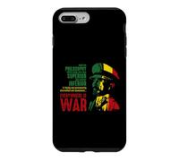 Custodia per iPhone 7 Plus/8 Plus Haile Selassie War Discorsi Lion de Juda Jah Bless Rasta