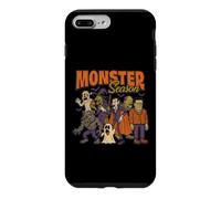 Custodia per iPhone 7 Plus/8 Plus Halloween Mostri Retro Groovy 1960 Cartoon Spooky Stagione