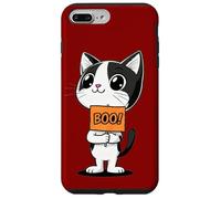 Custodia per iPhone 7 Plus/8 Plus Halloween Spooky Holiday Cute Kitten Funny Cat Halloween