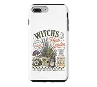 Custodia per iPhone 7 Plus/8 Plus Halloween Strega Herb Garden Cottagecore Donne Halloween