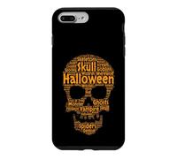 Custodia per iPhone 7 Plus/8 Plus Halloween teschio parola nuvola spettrale mostro vampiro