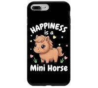 Custodia per iPhone 7 Plus/8 Plus Happiness Is A Mini Horse Lover - Cavallo in miniatura per ragazze