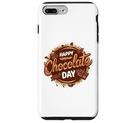Custodia per iPhone 7 Plus/8 Plus Happy Chocolate Day celebrating World Chocolate Day lovers