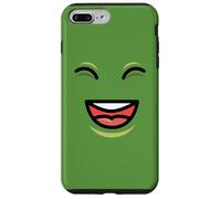 Custodia per iPhone 7 Plus/8 Plus Happy Laughing Face - Cartoon Green Avocado