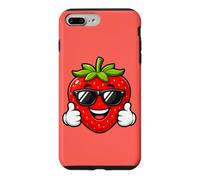 Custodia per iPhone 7 Plus/8 Plus Happy Strawberry Pollice Up Summer Cool Vibes