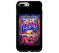 Custodia per iPhone 7 Plus/8 Plus Harlem Vibes, Cool New York Harlem Street Music Free Style