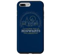 Custodia per iPhone 7 Plus/8 Plus Harry Potter I'd Rather Stay At Hogwarts This Christmas