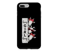 Custodia per iPhone 7 Plus/8 Plus Hay Girl Hay Funny Goat Lover per ragazze
