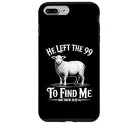 Custodia per iPhone 7 Plus/8 Plus He Left The 99 To Find Me Matthew 18:12-14 Bible Verse