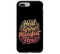 Custodia per iPhone 7 Plus/8 Plus Heal Grow Manifest Flow Spiritual Wellness Mindset -