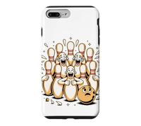 Custodia per iPhone 7 Plus/8 Plus Hear the Ten Pins Laughing Bowling Bowler Pun