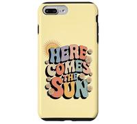 Custodia per iPhone 7 Plus/8 Plus Here Comes The Sun Retro Flower Spring Happy Summer
