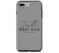 Custodia per iPhone 7 Plus/8 Plus Herman Melville Cute Whale | Boat Tour | Moby Dick