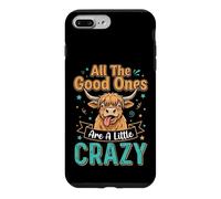 Custodia per iPhone 7 Plus/8 Plus Highland Cow All Good Ones Crazy Funny Daying