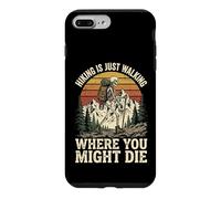 Custodia per iPhone 7 Plus/8 Plus Hiking Is Just Walking Where You Might Die Natura