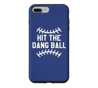 Custodia per iPhone 7 Plus/8 Plus Hit the Dang Ball Baseball Mom Sports Fan Funny Baseball Dad