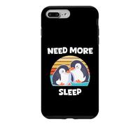 Custodia per iPhone 7 Plus/8 Plus Ho bisogno di più sonno Un pinguino che dorme carino coppia che dorme prima di andare a letto
