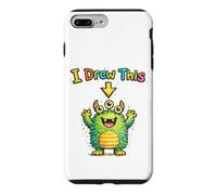Custodia per iPhone 7 Plus/8 Plus Ho disegnato questo simpatico mostro divertente per insegnanti d'arte per bambini