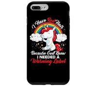 Custodia per iPhone 7 Plus/8 Plus Ho i capelli rossi perché Dio sapeva che avevo bisogno di un'etichetta di avvertimento
