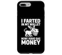 Custodia per iPhone 7 Plus/8 Plus Ho scoreggiato nel portafoglio ora ho soldi per la benzina Funny Donkey