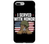 Custodia per iPhone 7 Plus/8 Plus Ho servito con onore Veteran Women Military Pride Patriotic