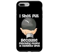 Custodia per iPhone 7 Plus/8 Plus Ho sparato a mettere perché prendere a pugni le persone è disapprovato dall'atletica leggera