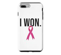 Custodia per iPhone 7 Plus/8 Plus Ho vinto il nastro rosa consapevolezza cancro al seno