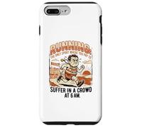 Custodia per iPhone 7 Plus/8 Plus Hobby Runner Suffer Marathon Ironic Citazione