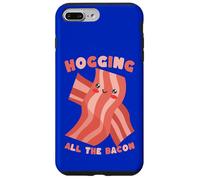 Custodia per iPhone 7 Plus/8 Plus Hogging Tutto Il Bacon Carino Kawaii Foodie
