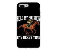 Custodia per iPhone 7 Plus/8 Plus Hold My Bourbon È l'ora del Derby, il giorno della corsa di cavalli