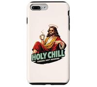 Custodia per iPhone 7 Plus/8 Plus Holy Chill Divertente Gesù Caffè Humor Sinning Ain't Winning