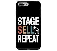 Custodia per iPhone 7 Plus/8 Plus Home Staging Realtor Stage Vendi Ripeti Citazione