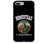Custodia per iPhone 7 Plus/8 Plus HOMESTEAD SQUAD Off-Grid living Foresta Cabina Amante della natura