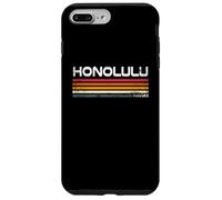 Custodia per iPhone 7 Plus/8 Plus Honolulu Hawaii Design retrò Honolulu Oahu Hawaii