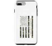 Custodia per iPhone 7 Plus/8 Plus Hormuz Patrol American Flag Camouflage USA Distressed