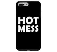 Custodia per iPhone 7 Plus/8 Plus HOT MESS Funny Mothers Day Costume For Mom/Sister Hot Mess