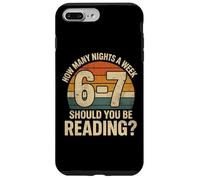 Custodia per iPhone 7 Plus/8 Plus How Many Nights a Week Should You Be Reading Funny 6 7 Meme