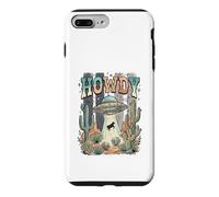 Custodia per iPhone 7 Plus/8 Plus Howdy Alien Mucca Rapimento Deserto UFO Western Art