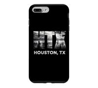 Custodia per iPhone 7 Plus/8 Plus HTX City of Houston Skyline Art Downtown Texas Souvenir Gift