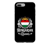 Custodia per iPhone 7 Plus/8 Plus Hungarian Queen Hungary Flag Proud Hungarian Woman